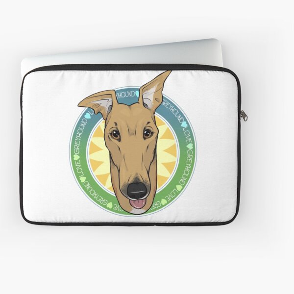 Greyhound Love (Fawn) Laptop Sleeve