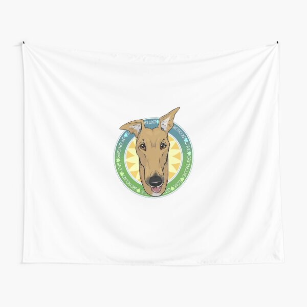 Greyhound Love (Fawn) Tapestry