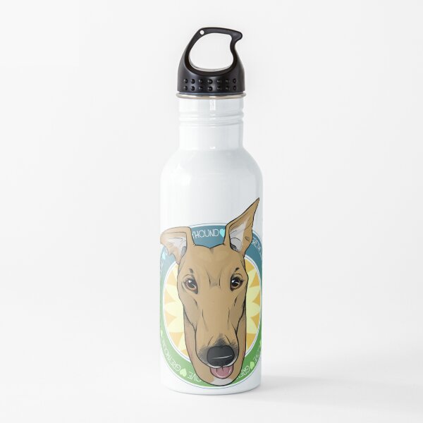 Greyhound Love (Fawn) Water Bottle