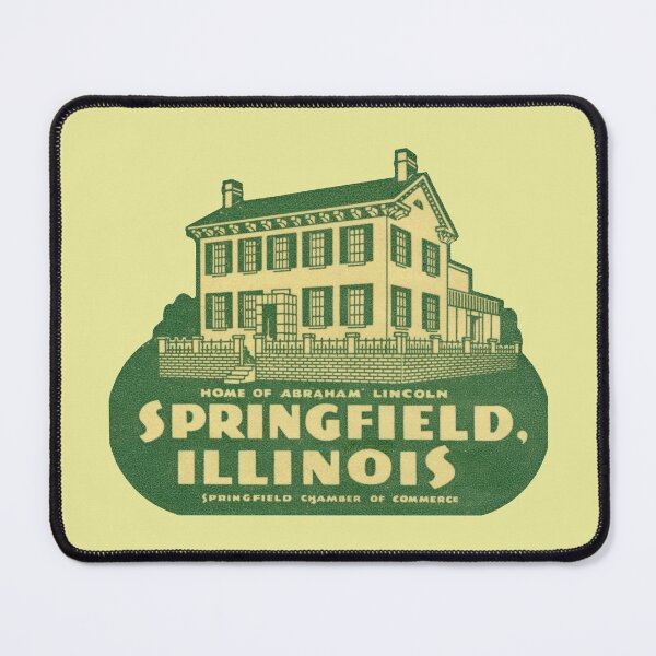 Item preview, Visit Springfield Illinois designed and sold by historicimage.