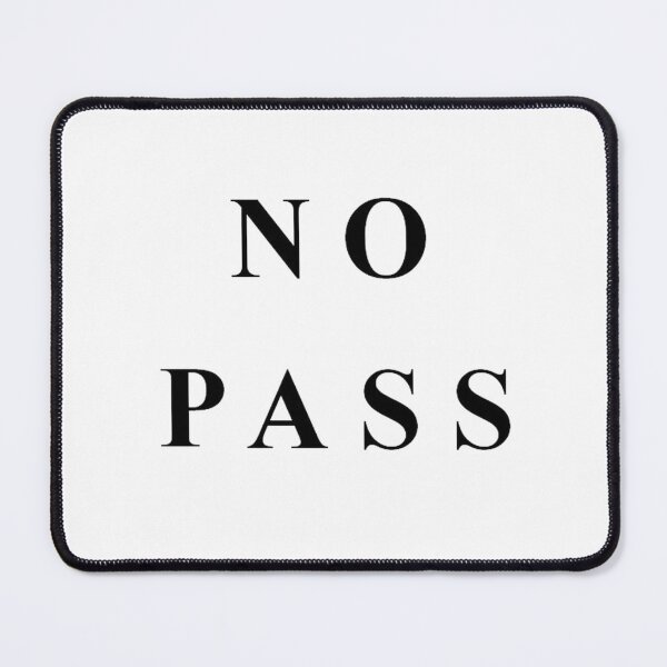 Item preview, NO PASS n ° 01 designed and sold by Gotoo.