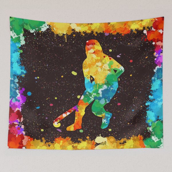Item preview, Field Hockey Art Watercolor designed and sold by DesignForYou79.