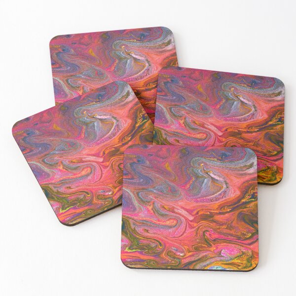 Item preview, warm colorful abstract paint texture  designed and sold by B-outfiters.