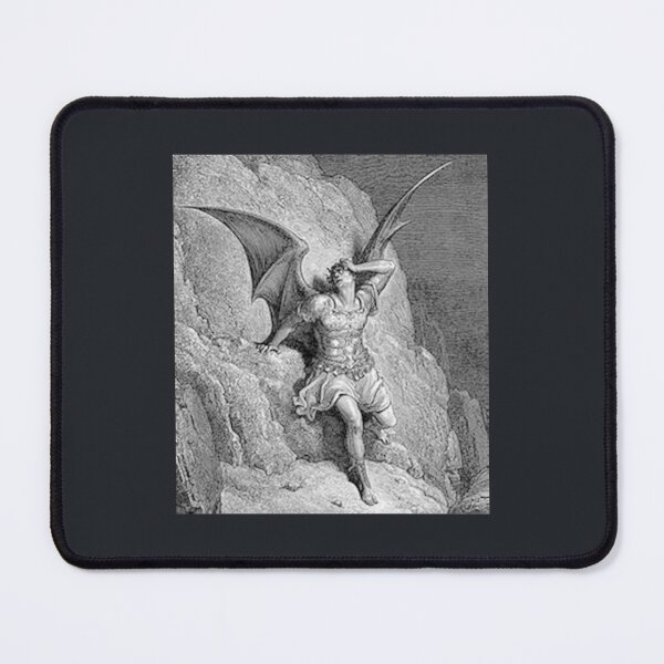 Artikelvorschau, Gustave Dore Paradise Lost Satan Profil entworfen und verkauft von InArtCraft.