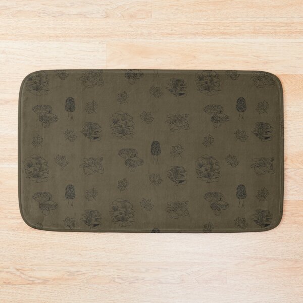 Item preview, Woodland Mushrooms Brown 2 designed and sold by Ashley Gagnon.