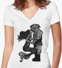 Meine Unterwasserliebe Shirt mit V-Ausschnitt