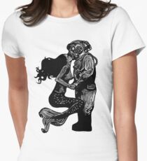 Camiseta entallada para mujer Mi amor bajo el agua
