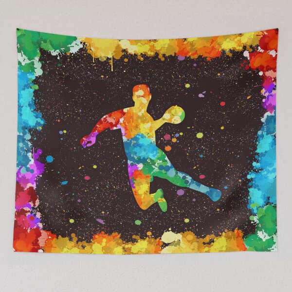 Item preview, Handball Art Watercolor designed and sold by DesignForYou79.