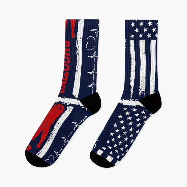 Item preview, Shooting America Flag Blue Retro designed and sold by LittleFunky79.