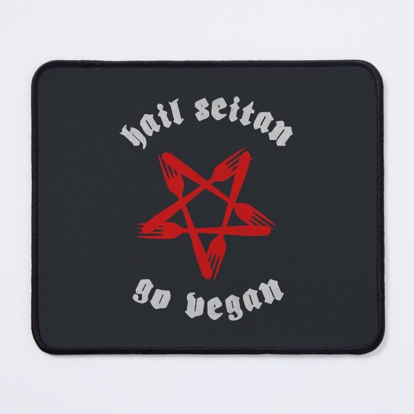 Item preview, HAIL SEITAN GO VEGAN designed and sold by InArtCraft.
