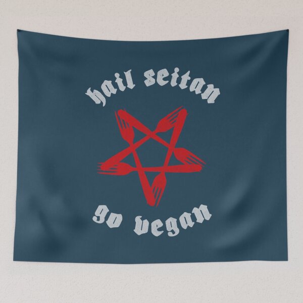 Item preview, HAIL SEITAN GO VEGAN designed and sold by InArtCraft.