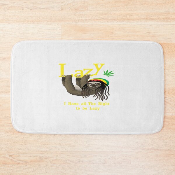 Item preview, Lazy like a Sloth with BOB Marley Hat & bob hair| Perfect Gift designed and sold by gearadine.