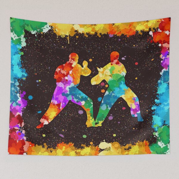Item preview, Jiu Jitsu Art Watercolor designed and sold by DesignForYou79.