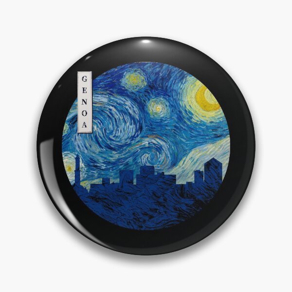 Item preview, Genoa Starry Night Van Gogh Circle designed and sold by DFerraz.