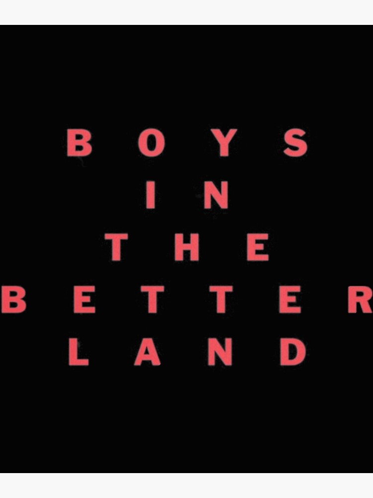 "Fontaines Dc Boys In The Better Land " Poster for Sale by