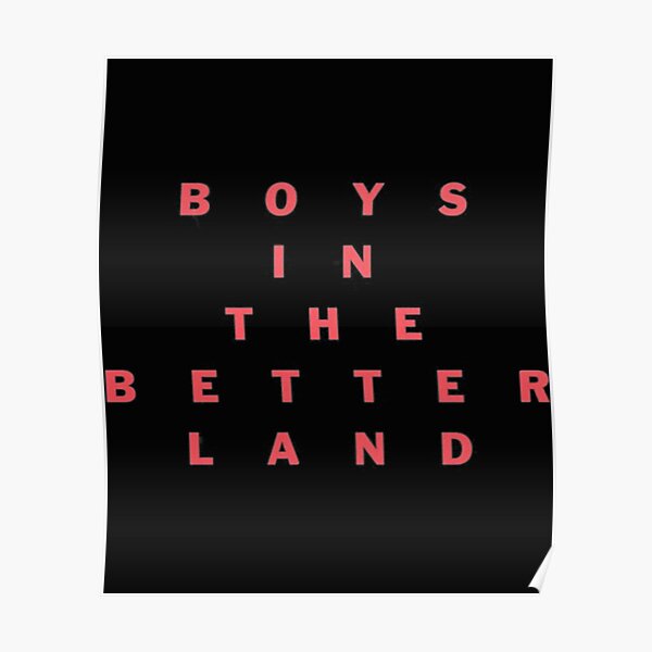 "Fontaines Dc Boys In The Better Land " Poster for Sale by TheMerchandiseS Redbubble