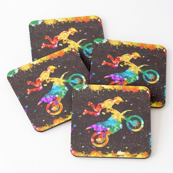 Item preview, Motocross Art Watercolor designed and sold by DesignForYou79.