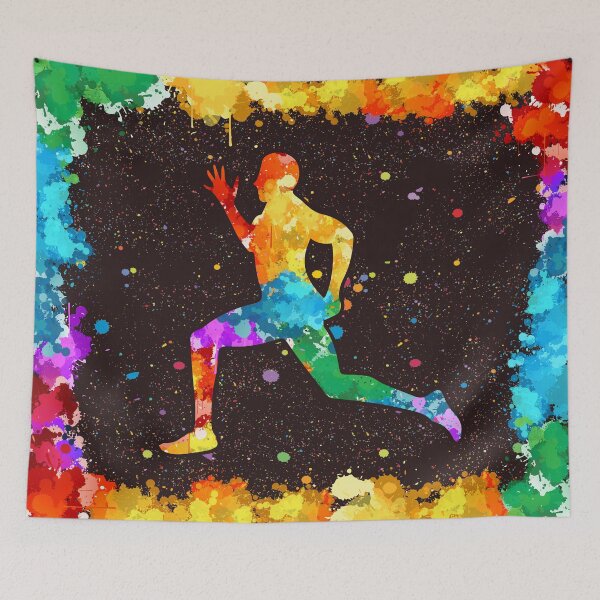 Item preview, Running Art Watercolor designed and sold by DesignForYou79.