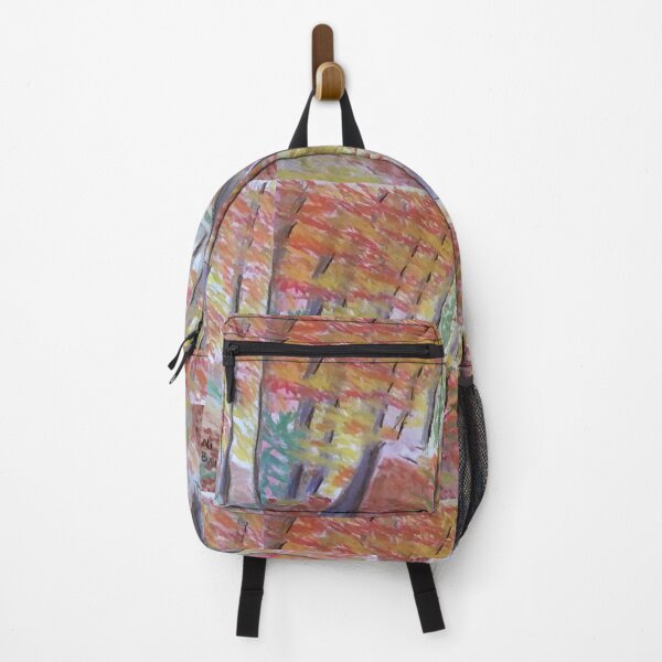 Item preview, The Narrow Path Abstract Pastel Autumn Nature Scene designed and sold by AliCatOriginals.