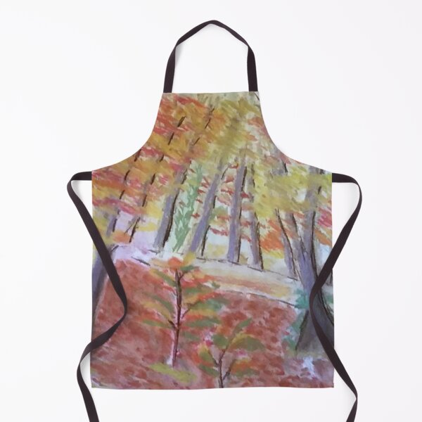 Item preview, The Narrow Path Abstract Pastel Autumn Nature Scene designed and sold by AliCatOriginals.