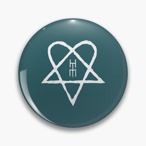 Artikelvorschau, Him Ville Valo Band weiß Heartagram Razorblade Romance entworfen und verkauft von InArtCraft.
