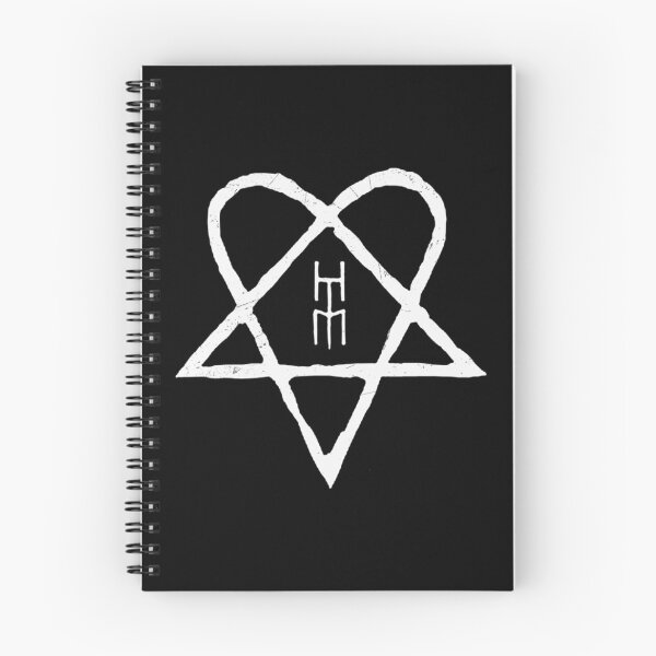 Item preview, Him Ville Valo Band white Heartagram  Razorblade Romance designed and sold by InArtCraft.