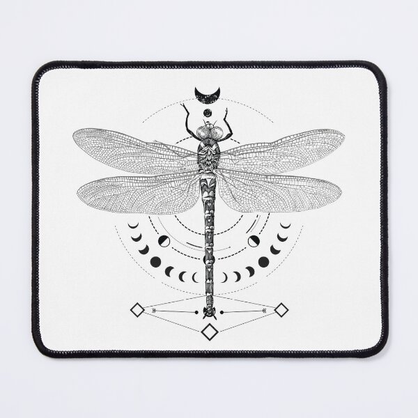 Item preview, Hand-Drawn Dragonfly Illustration designed and sold by artado.