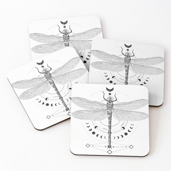 Item preview, Hand-Drawn Dragonfly Illustration designed and sold by artado.