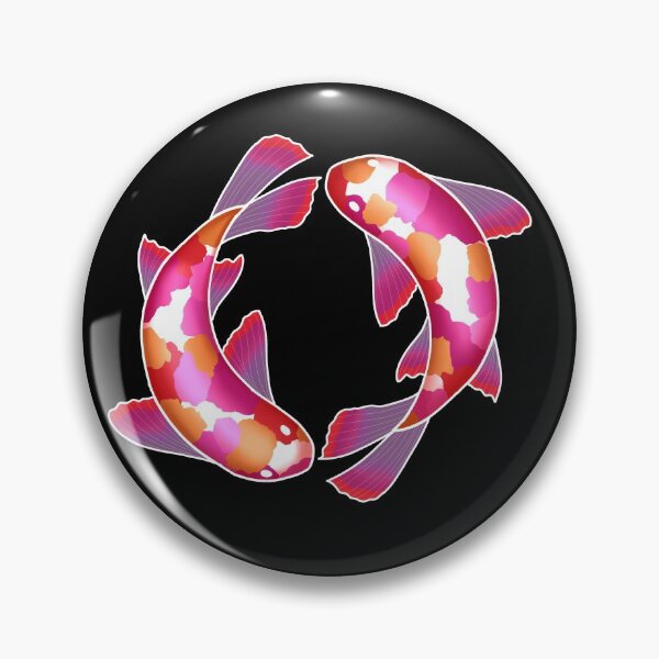 Item preview, lesbian koi fish  designed and sold by DoesArtAndStuff.