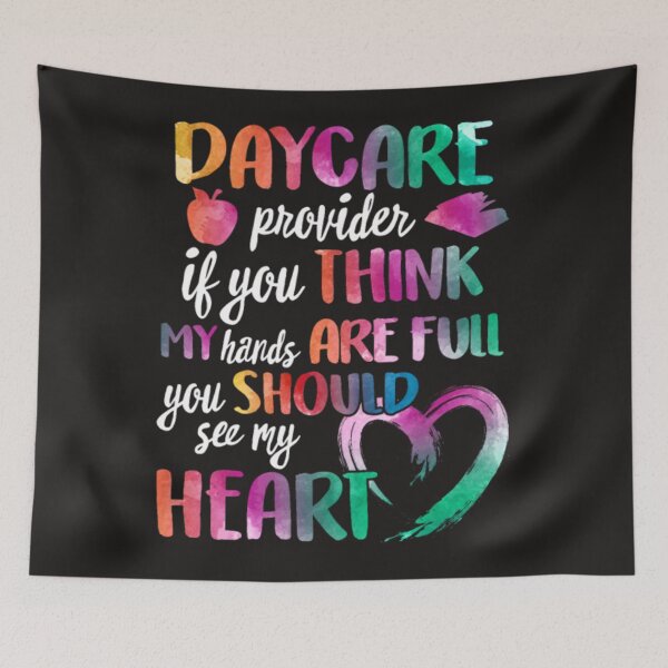 Item preview, Daycare provider see my heart designed and sold by Themngocbao.