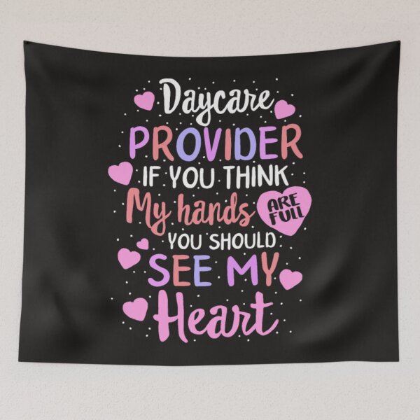 Item preview, Daycare provider see my heart funny designed and sold by Themngocbao.