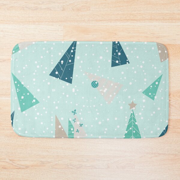 Item preview, Mint Green Christmas Trees Pattern designed and sold by Designs By YL.