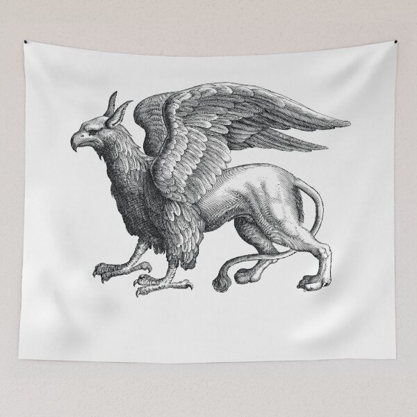 Item preview, Hand-Drawn Gryphin Illustration designed and sold by artado.