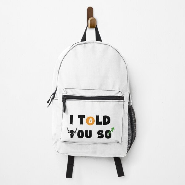 Item preview, Bitcoin spike i told you so quote , bull market, bullish spike, to the moon designed and sold by Th3 Merch.