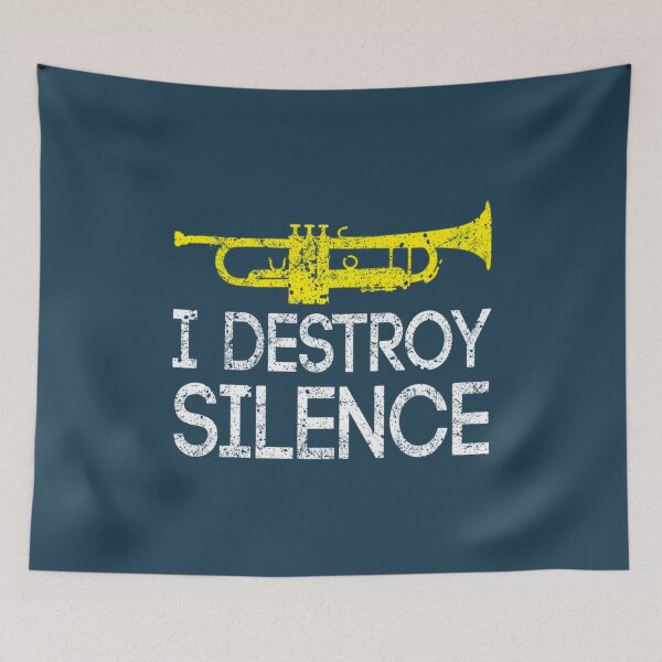 Item preview, I Destroy Silence Trumpet Player designed and sold by InArtCraft.
