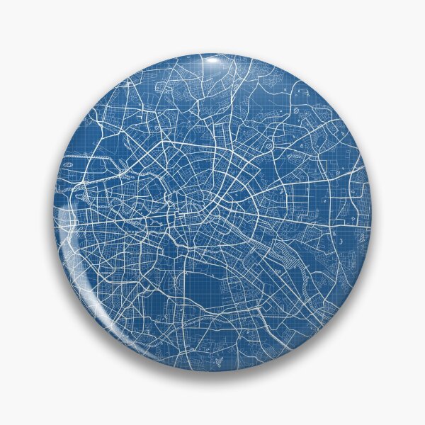 Item preview, Berlin City Map of Germany - Blueprint designed and sold by deMAP.