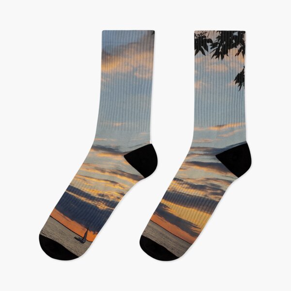 Item preview, Sunset at Lake Hefner designed and sold by awitsart.