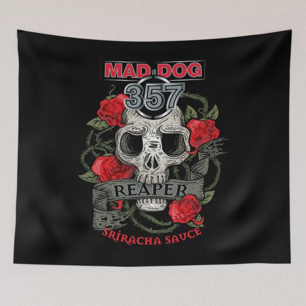 Item preview, Mad Dog 357 Hot Sauce Reaper Sriracha Sauce designed and sold by Abomayday.