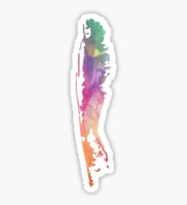 Long Island Water Color Sticker