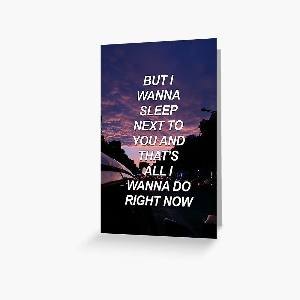 But I Wanna Sleep Next To You Troye Sad Lyrics Art Print By Sadboyss Redbubble