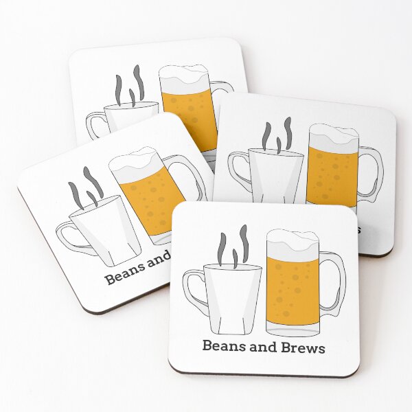 Item preview, Coffee Mug and Beer Pint - Beans and Brews designed and sold by JulesNelly.