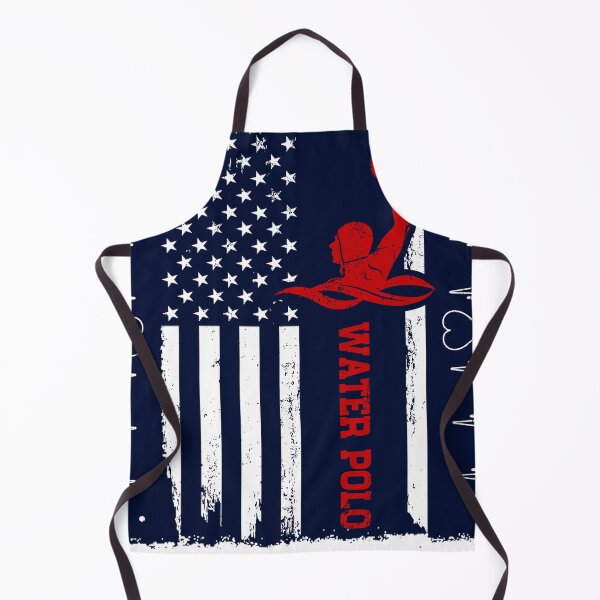 Item preview, Water Polo America Flag Blue Retro designed and sold by LittleFunky79.