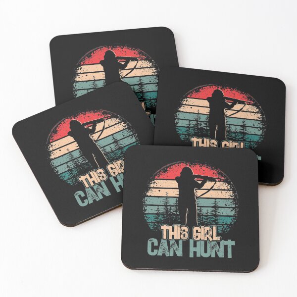 Item preview, This Girl Can Hunt Funny Vintage Womens designed and sold by Dolphin Graphic.
