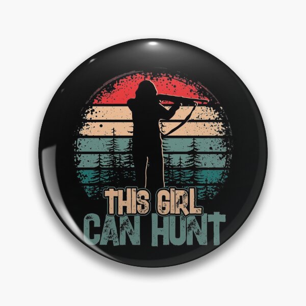 Item preview, This Girl Can Hunt Funny Vintage Womens designed and sold by Dolphin Graphic.