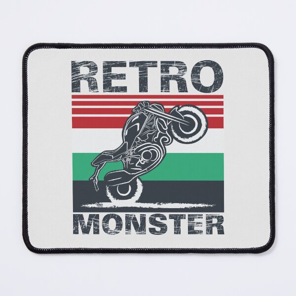 Item preview, Retro Monster, featuring Monster Lover Design on Bright - Real Biker designed and sold by etoide.