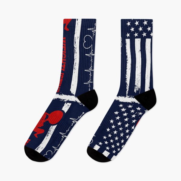Item preview, Weightlifting America Flag Blue Retro designed and sold by LittleFunky79.