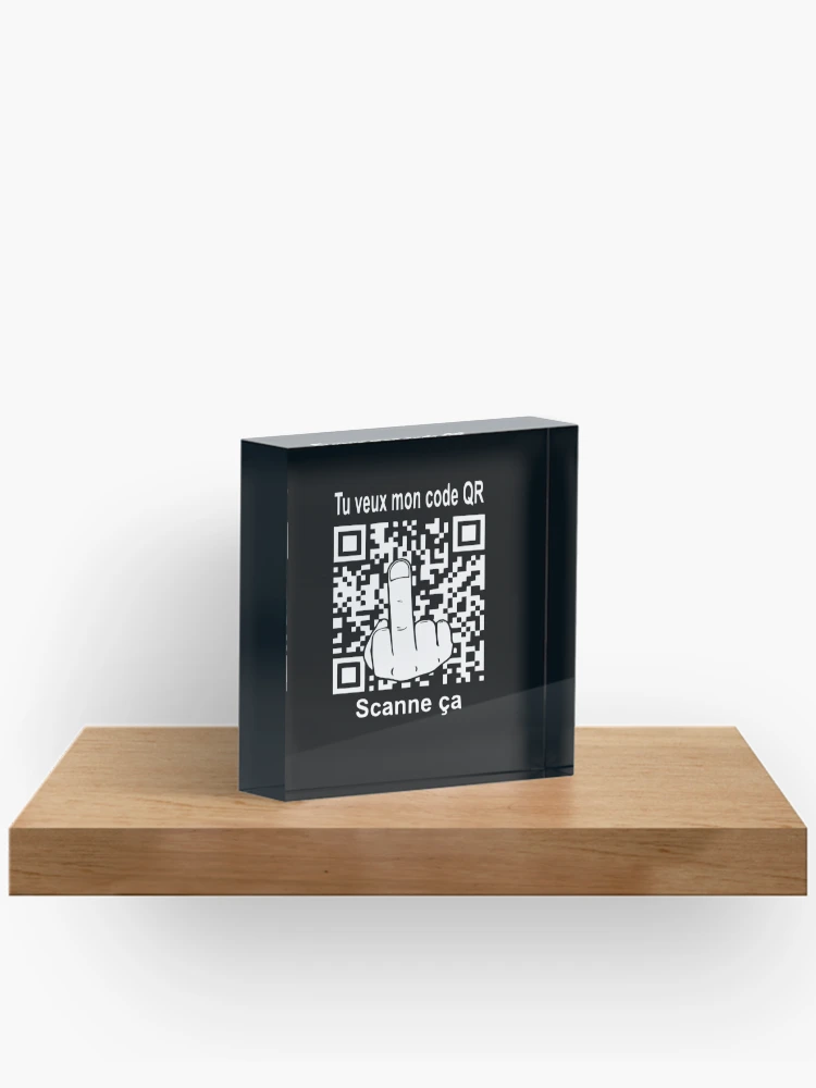 Thumbnail 2 of 5, Acrylic Block, QR code, Classic designed and sold by ROSSDI-IORIO.