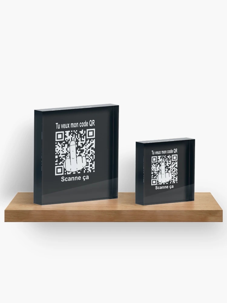 Thumbnail 3 of 5, Acrylic Block, QR code, Classic designed and sold by ROSSDI-IORIO.