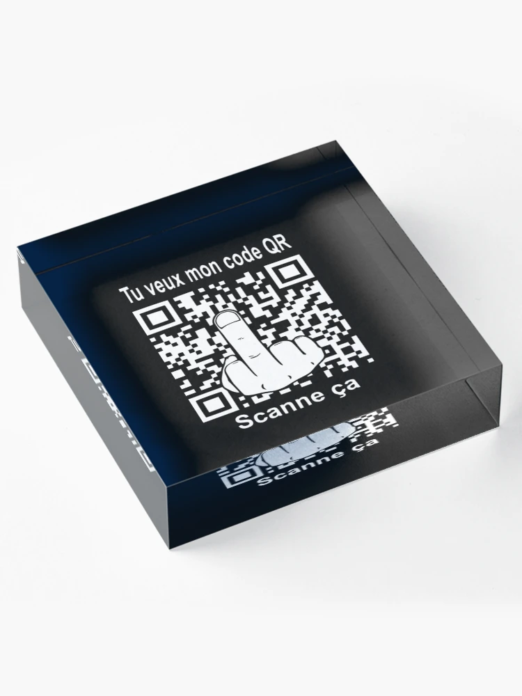 Thumbnail 4 of 5, Acrylic Block, QR code, Classic designed and sold by ROSSDI-IORIO.