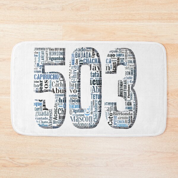 Item preview, area 503 indigenous words designed and sold by Salvatienda.